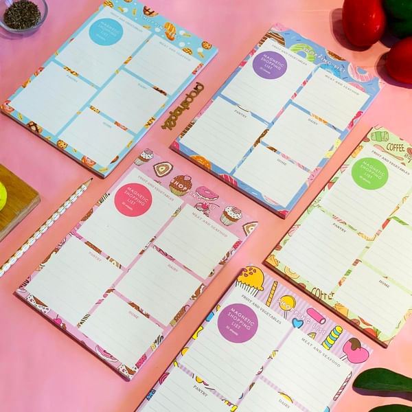 Shopping List Notepad - Magnetic - Pack Of 50