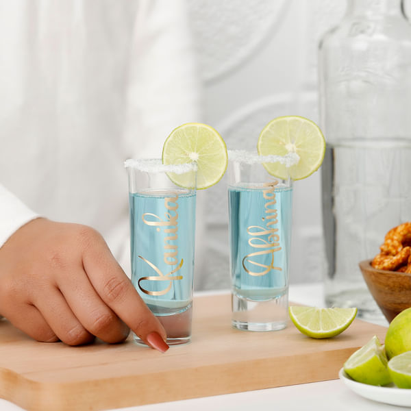 Shot Of Love - Personalized Couple's Shot Glasses