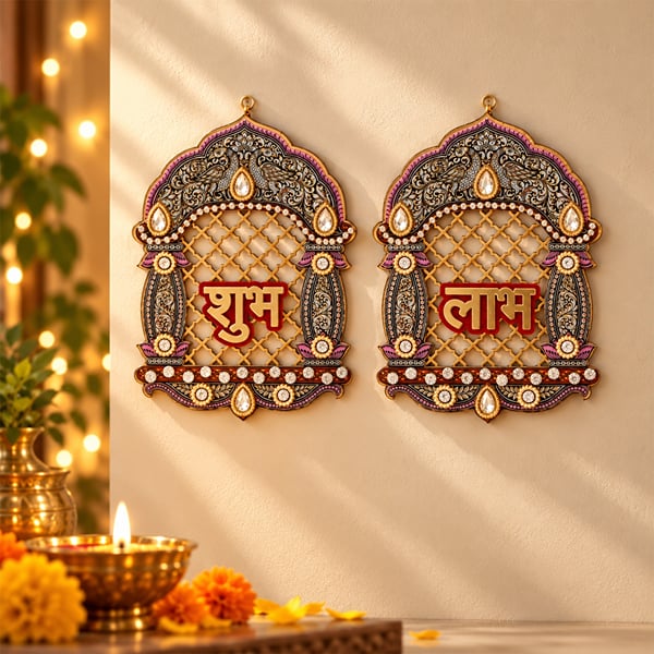 Shubh Labh Heritage Wall Hanging Set
