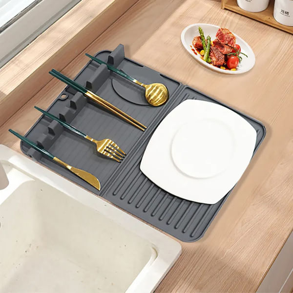 Silicon Dish Drying Mat - Assorted - Single Piece