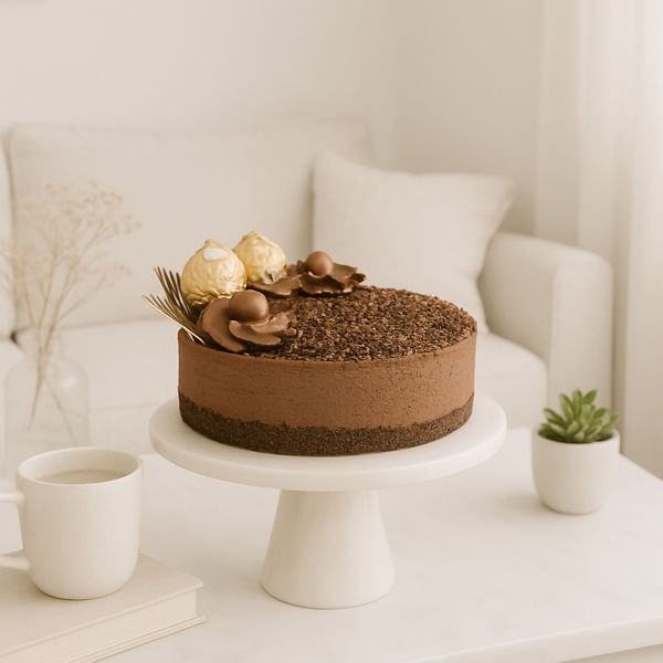 Silky Hazelnut Cheesecake (1 Kg)