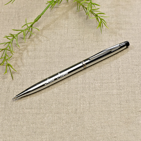 Silver Ball Pen - Customized with Name