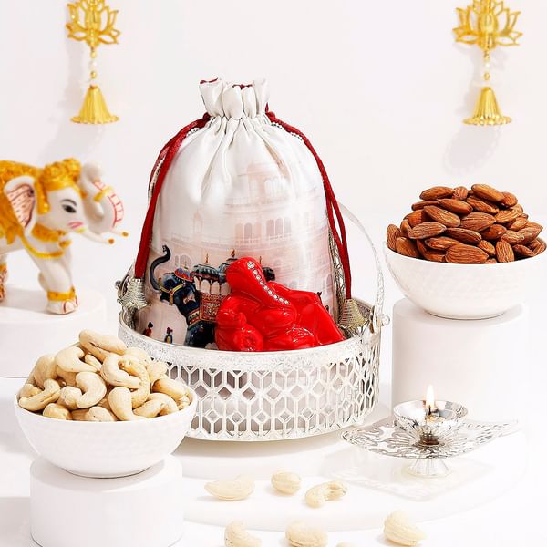 Silver Blessings Ganesh Chaturthi Gift Hamper