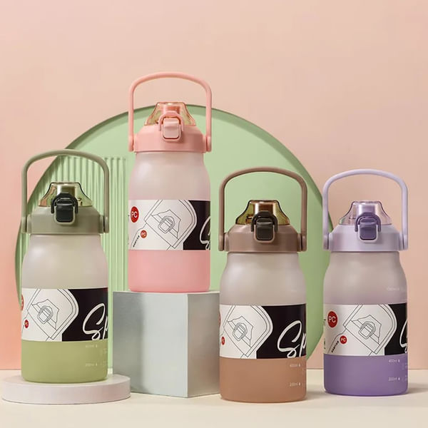 Sipper Bottle - Transparent - Assorted - Single Piece