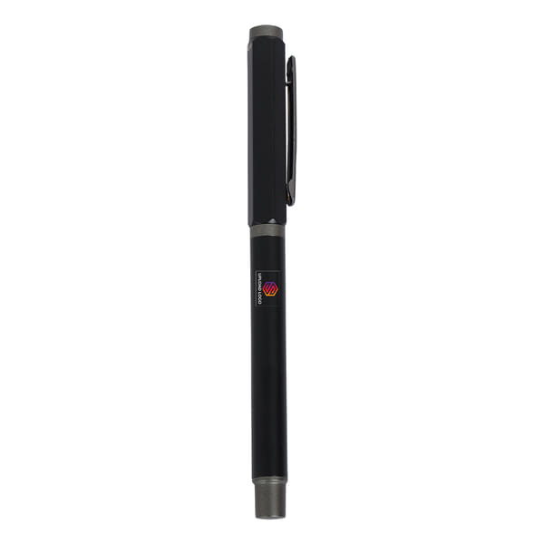 Sleek Metal Pen with Fine Tip & Blue Ink
