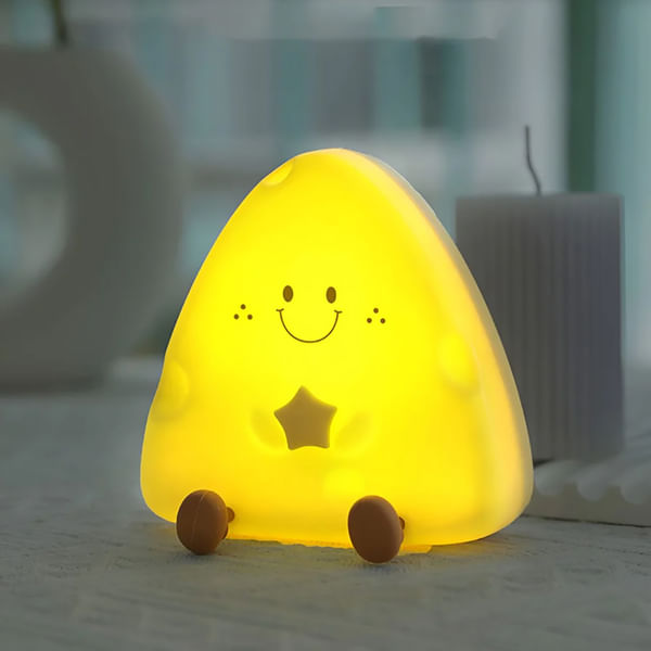 Smiling Cheese-Shaped Lamp - Assorted - Single Piece