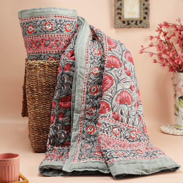 Snooze Off Jaipuri Double Bed Quilt