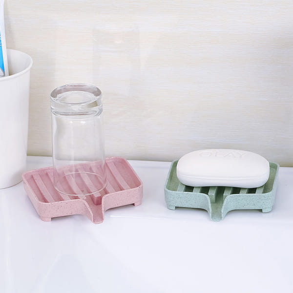 Soap Dish - Vertical Lines - Single Piece