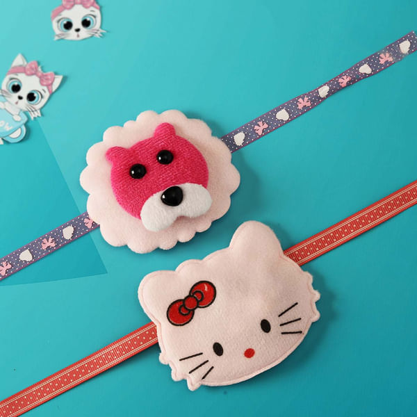 Soft Cartoon Kids Rakhi (Set of 2)
