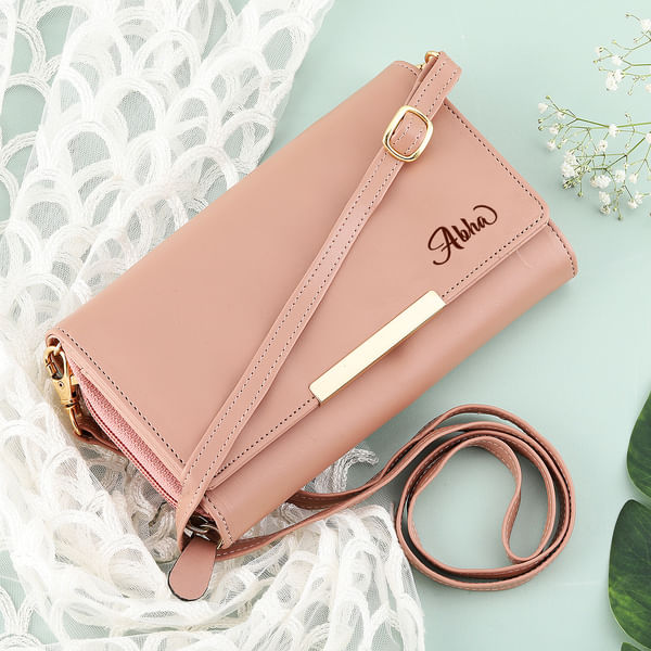 Soothing Lilac Personalized Sling Bag