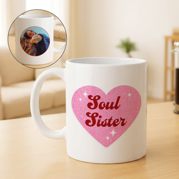 Soul Sister Personalized Mug for Rakhi