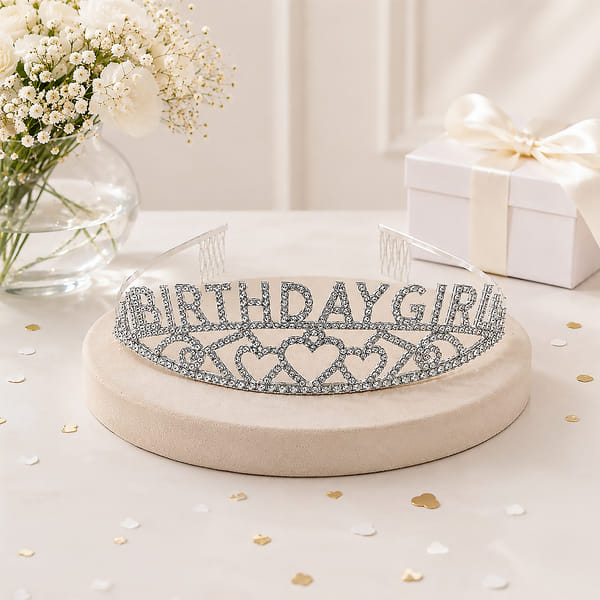 Sparkling Birthday Girl Party Tiara