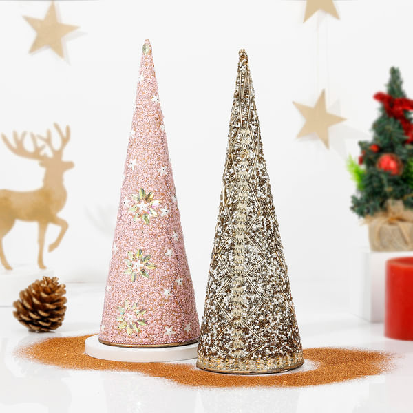 Sparkling Sequined Christmas Tree Combo