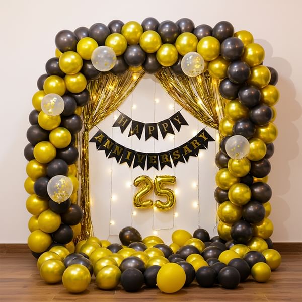 Spectacular Anniversary Balloons Setup