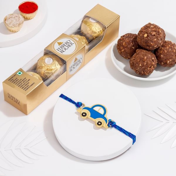 Speedy Car Rakhi Combo