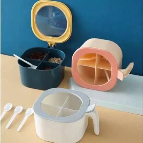 Spice Box - 4 Slots - Single Piece