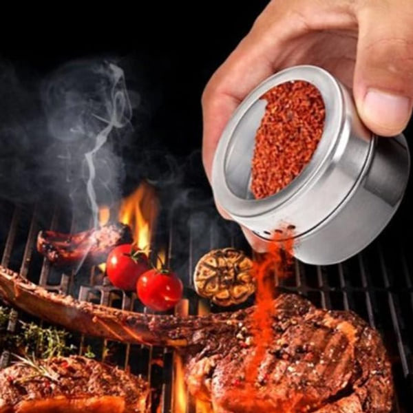 Spice Box - Steel - Triangle - Set Of 6