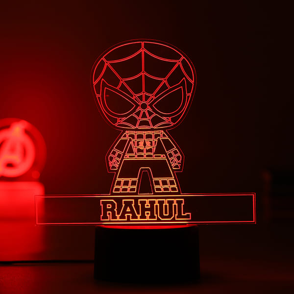 Spider-Man Personalized LED Lamp