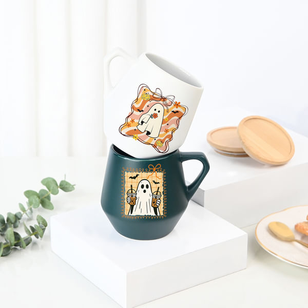 Spooky Duo Personalized Ceramic Mugs