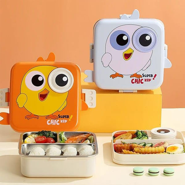 Stackable Chicken Lunch Box - Assorted - Single Piece