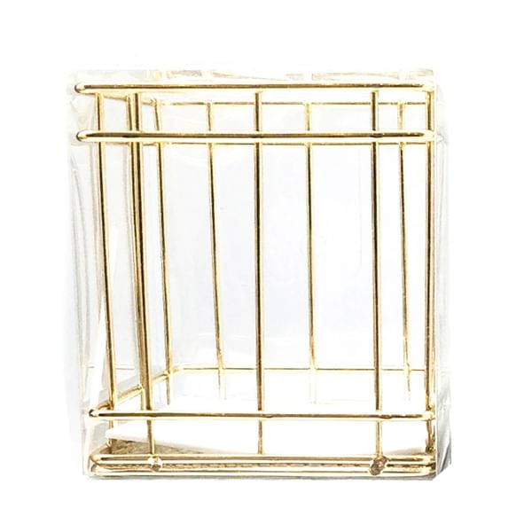 Stationery Organizer - Square - Metal - Single Piece