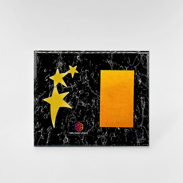 Stellar Marble-Finish Wooden Trophy