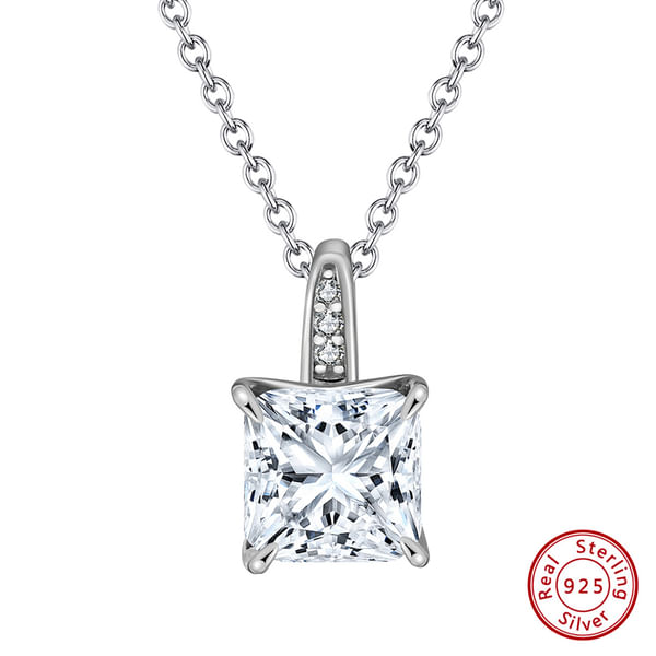 Sterling Silver Zirconia Pendant
