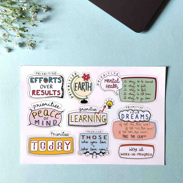 Stickers Set - Priorities