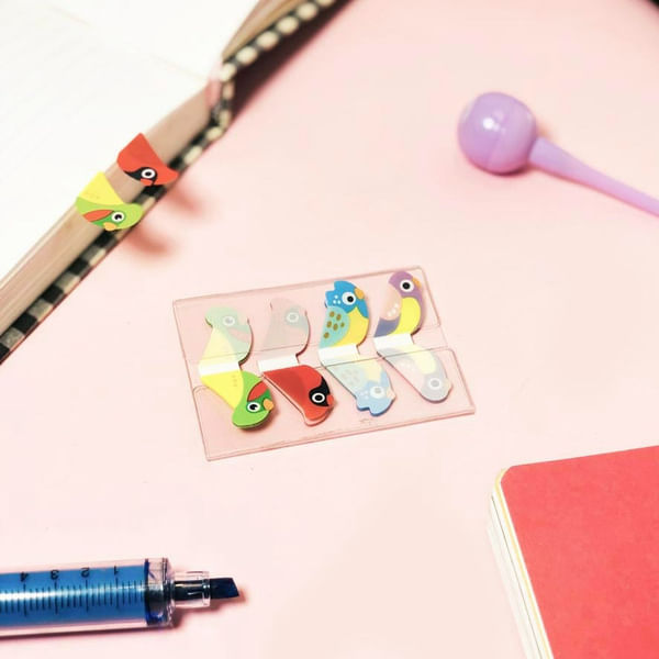 Sticky Notes - Bird - Set Of 4