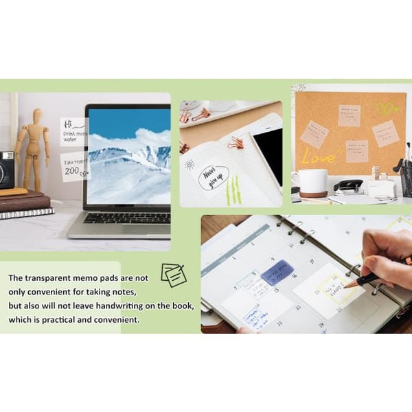 Sticky Notes - Transparent - Square - Single Piece