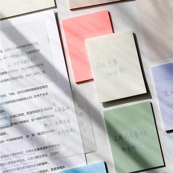 Sticky Notes - Transparent - Square - Single Piece