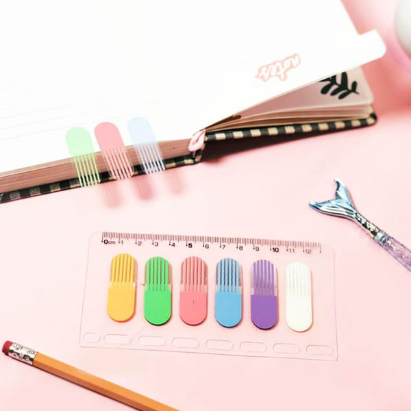 Sticky Notes With Bookmarks - Lipstick - Pack Of 6