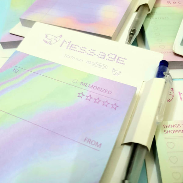 Sticky Notes With Mini Pen - Messages