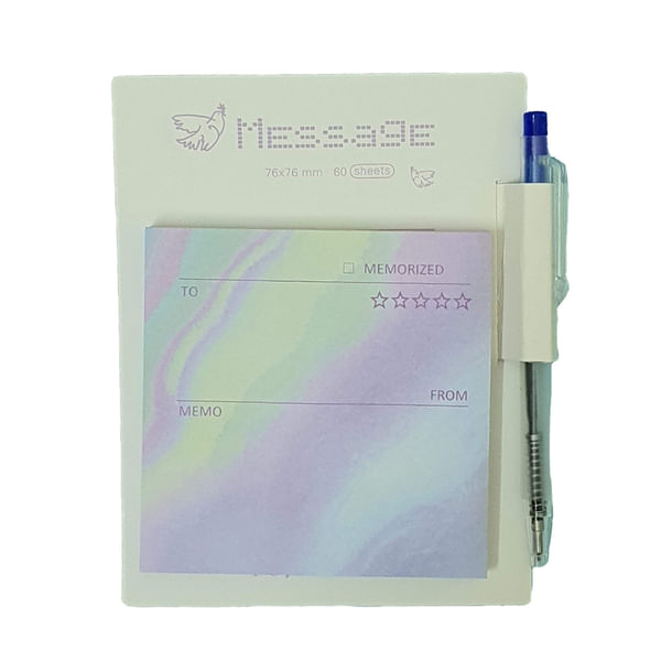 Sticky Notes With Mini Pen - Messages