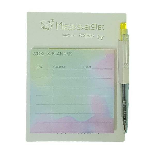 Sticky Notes With Mini Pen - Messages