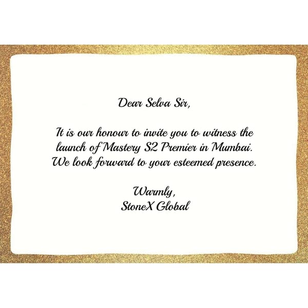 Stonex - Greeting card