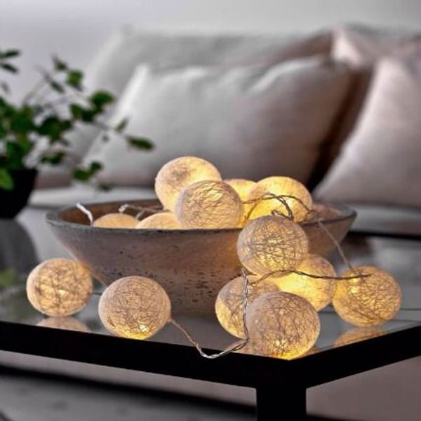 String Lights - Warm White - Cotton Ball - Single Piece