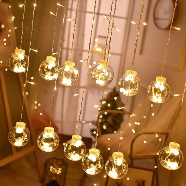 String Lights - Wish Ball Curtain - 4m