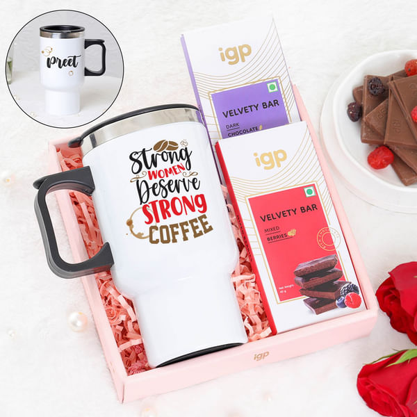 Strong Women Deserve Strong Coffee - Personalized Gift Hamper