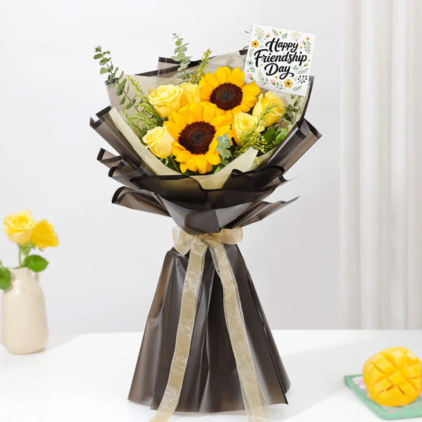 Sunflower Bouquet For Friendship Day