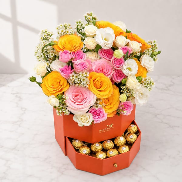 Sunset Bloom Chocolate Box
