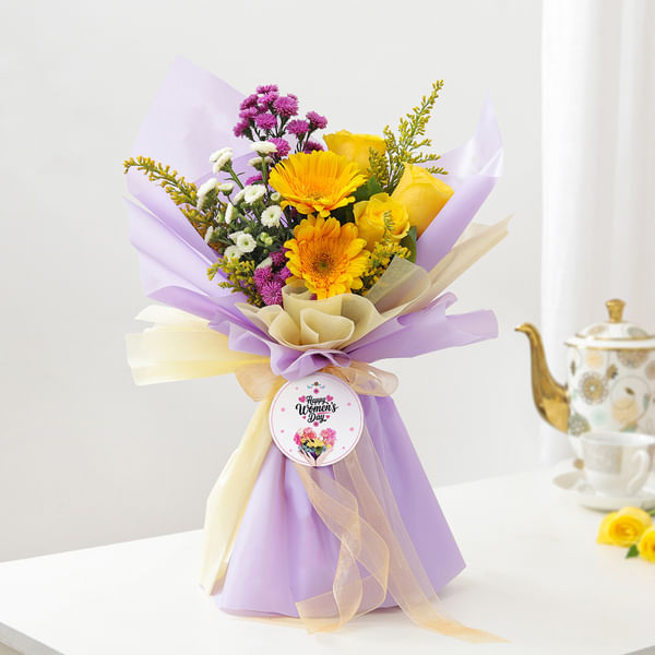 Sunshine And Bloom Women's Day Bouquet