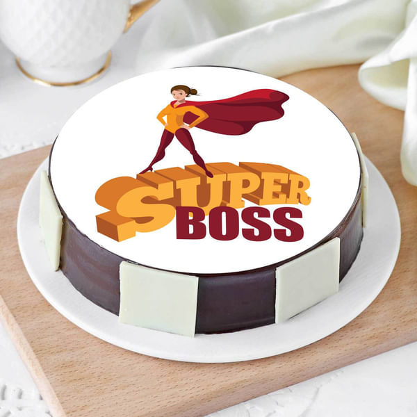 Super Boss Poster Cake