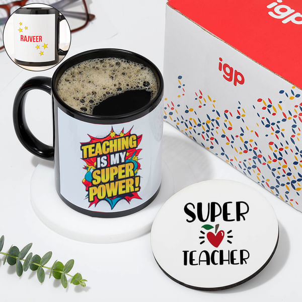 Super Teacher Personalized Coffee Mug Combo