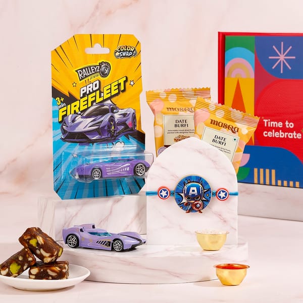 Superhero Kids Rakhi Gift Set