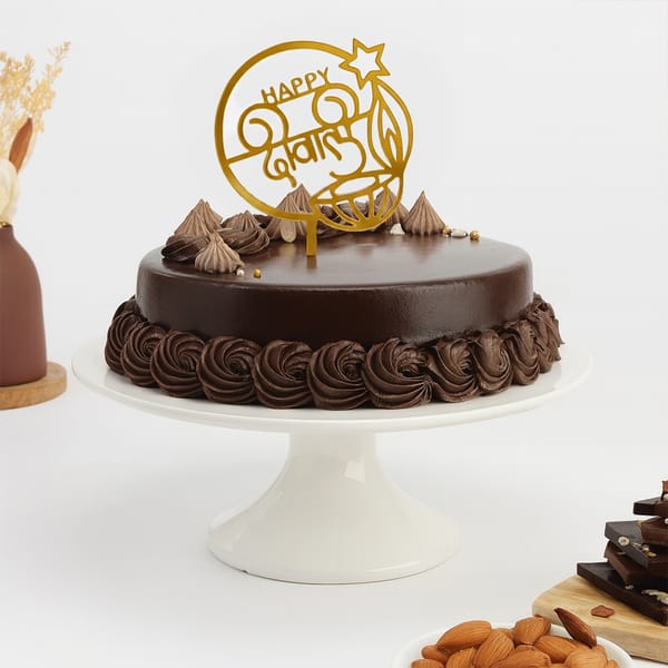 Sweet Celebration Diwali Chocolate Cake