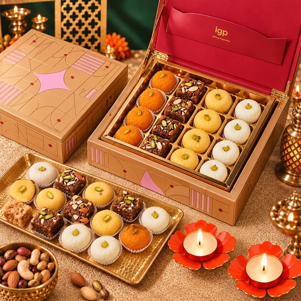 Sweet Glow Diwali Mithai Box
