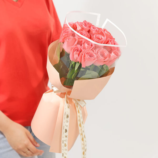 Sweet Pink Delight Rose Bouquet