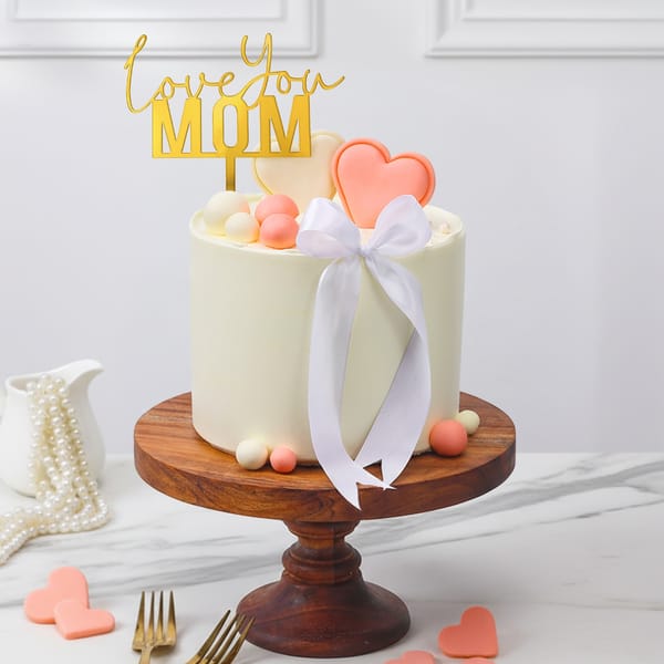 Sweet Ribbon Mother's Day Cake