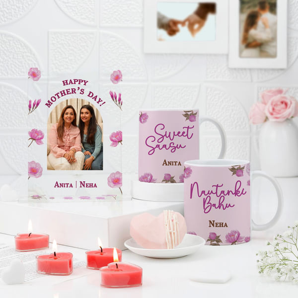 Sweet Saasu And Nautanki Bahu - Mother's Day Gift Set